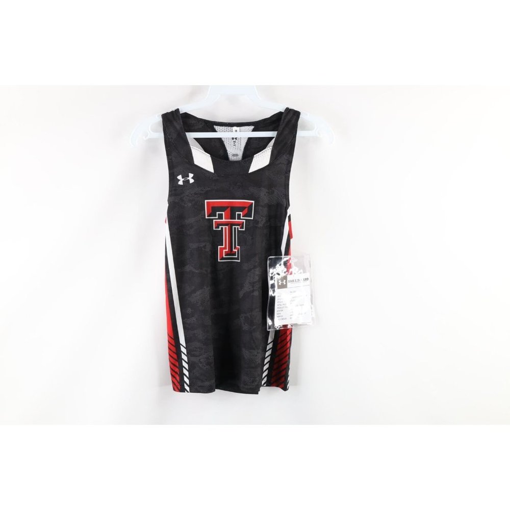 New Under Armour Womens S Sample Texas Tech University Track Singlet Camouflage